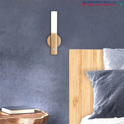 Lampu Sensor Gerak Kayu